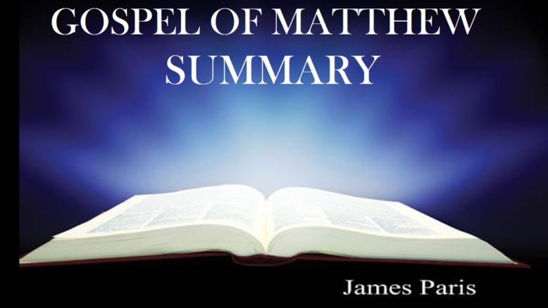 Gospel Of Matthew Summary | Matthews Gospel | The Bible Brief