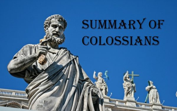 Book Of Colossians Summary – The Bible Brief