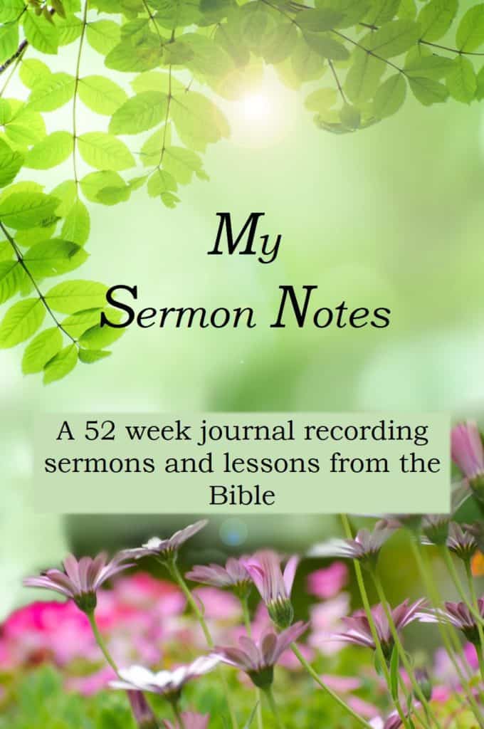 sermon notebook